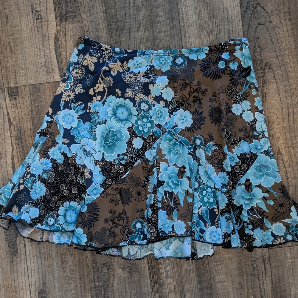 Y2K Amy Byer Coconut Girl Ruffle Mini Skirt